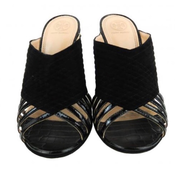 NIB TORY BURCH BRIDA LEATHER MULE - Picture 2 of 8